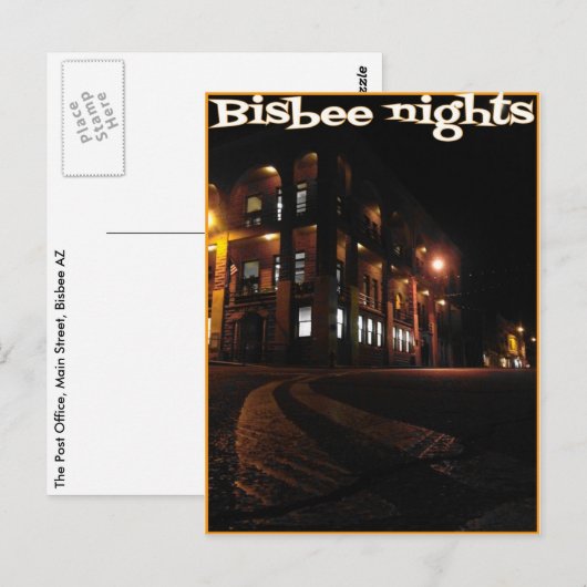 Bisbee Nightsはがき ポストカード (正面/裏面)