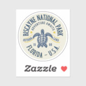 Biscayne Conservation Park Florida シール (シート)