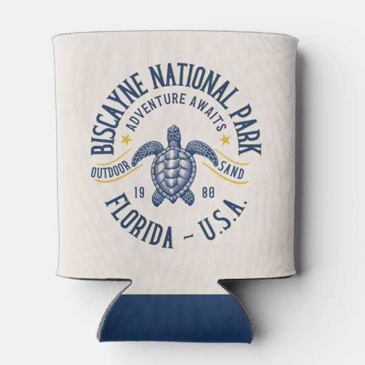 Biscayne Lagoon Reserve Florida 缶クーラー (裏面)