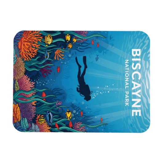 Biscayne national park マグネット (横)