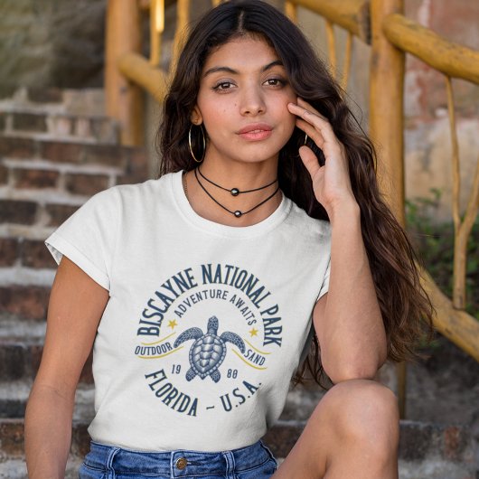 Biscayne National Park Florida トライブレンドＴシャツ