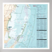 Biscayne National Park Map (2011) ポスター (正面)