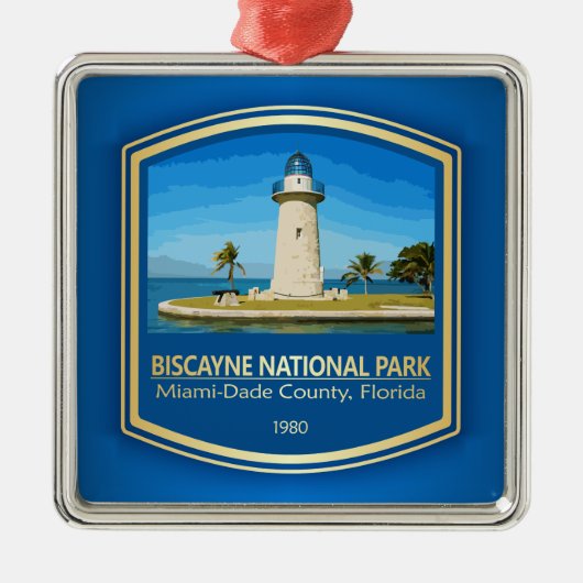 Biscayne National Park (PF) メタルオーナメント (正面)