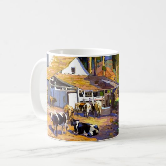 Bischoff – 乳製品、素晴らしアー絵を描ト コーヒーマグカップ (正面左)