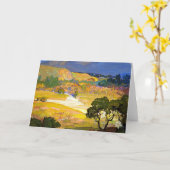 Bischoff - The Arroyo Seco, Pasadena カード (黄色い花)