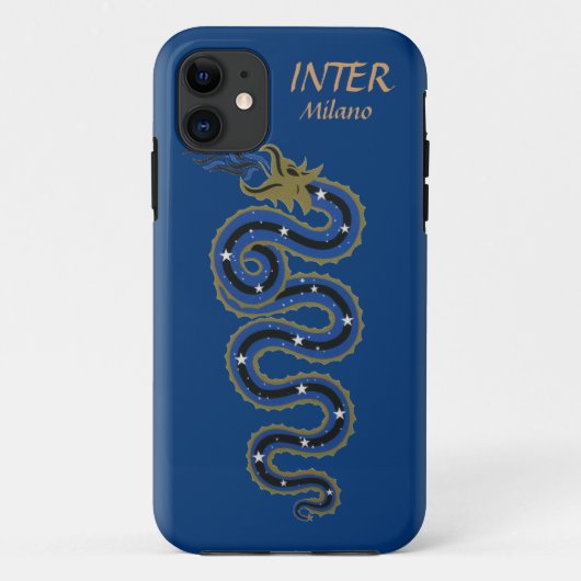Biscione Nerazzurro、iphone 5の場合(青い) Case-Mate iPhoneケース (裏面)
