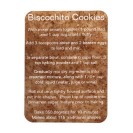 Biscochito New Mexico's official cookie recipe マグネット