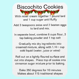 Biscochito New Mexico's official cookie recipe マグネット
