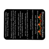 Biscochito New Mexico's official cookie recipe マグネット (横)