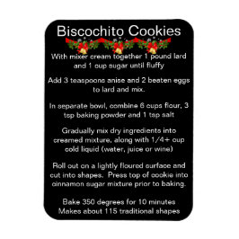 Biscochito New Mexico's official cookie recipe マグネット