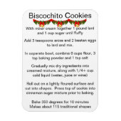 Biscochito New Mexico's official cookie recipe マグネット (縦)