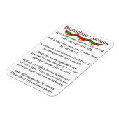 Biscochito New Mexico's official cookie recipe マグネット (左側)