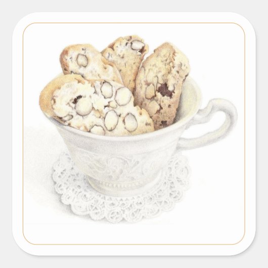 BISCOTTI 3"スクエアステッカー スクエアシール (正面)