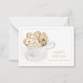 BISCOTTI 3.5x2.5名刺 ノートカード (正面)