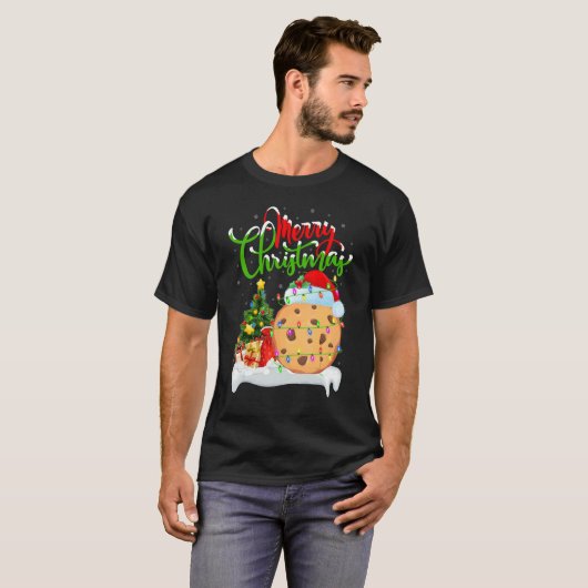Biscuit   Xmas Decorations Santa Biscuit Christmas Tシャツ (正面フル)