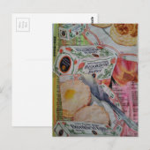 biscuits butter eggs Collage  ポストカード (正面/裏面)