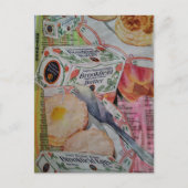 biscuits butter eggs Collage  ポストカード (正面)