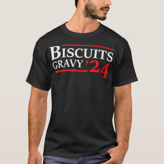 Biscuits Gravy 2024 – 選大統領の択食 Tシャツ