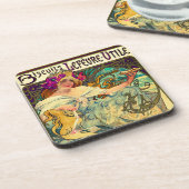 Biscuits Lefevre-Utile by Alphonseミュシャ(1896) コースター (左側)