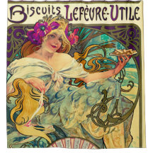 Biscuits Lefevre-Utile by Alphonseミュシャ(1896)