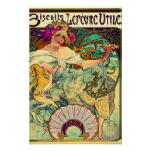 Biscuits Lefevre-Utile by Alphonseミュシャ(1896) ポスター (正面)