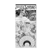Biscuits Lefevre-Utile by Alphonseミュシャ(1896) ラバースタンプ (インプリント)