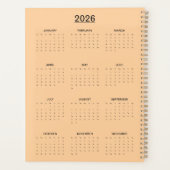 Biscuits Lefevre-Utile by Alphonse Mucha (1896) プランナー手帳 (裏面)