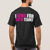 Bisectional人の基本的な暗いTシャツ Tシャツ (裏面)