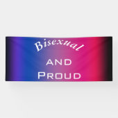 Bisexual and Proud 横断幕 (横)