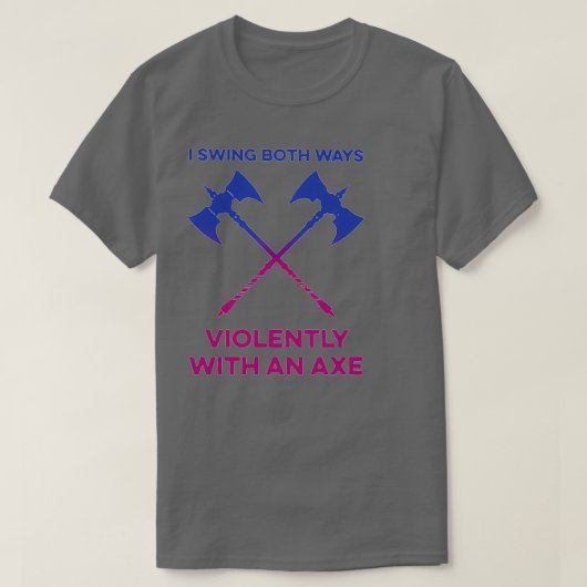 Bisexual Barbarian Pride Tシャツ (デザイン正面)