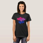 Bisexual Bi Pride Valentine's Day LGBTQ LGBT Subtl Tシャツ (正面フル)