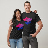 Bisexual Bi Pride Valentine's Day LGBTQ LGBT Subtl Tシャツ (ユニセックス)