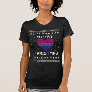 Bisexual Christmas Bisex Ugly Sweater Tシャツ
