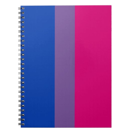 BISEXUAL FLAGオリジナル-.png ノートブック (正面)