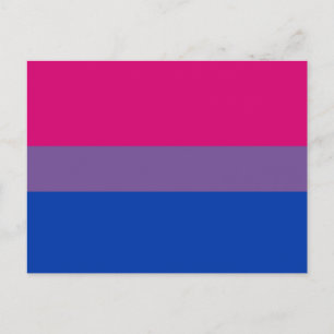 BISEXUAL FLAGオリジナル-.png ポストカード