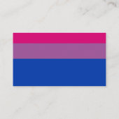 Bisexual Flag 名刺 (裏面)