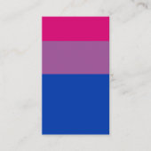 Bisexual Flag 名刺 (正面)