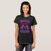 Bisexual Genderfluid Legend Bisexual Pride Flag Co Tシャツ (正面フル)