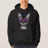 Bisexual Pride  Cat Bi Pride パーカ (正面)