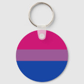 Bisexual Pride Flag キーホルダー (正面)