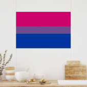 Bisexual Pride Flag ポスター (キッチン)