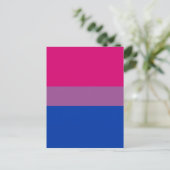 Bisexual Pride Flag ポストカード (スタンド正面)