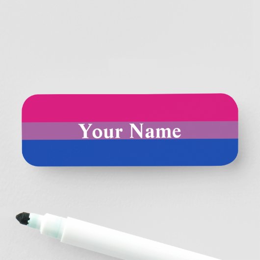 Bisexual Pride Flag 名札 (インサイチュ)