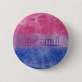 Bisexual pride flag badge 缶バッジ (正面)