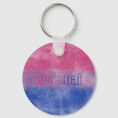 Bisexual pride flag key ring キーホルダー (正面)