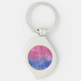Bisexual pride flag key ring キーホルダー