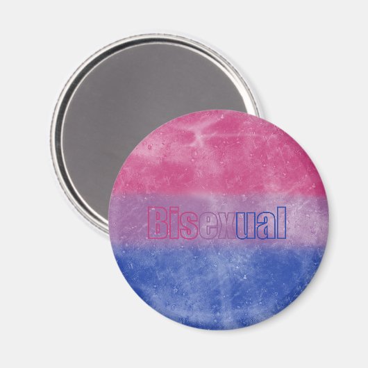 Bisexual pride flag magnet マグネット (正面/裏面)