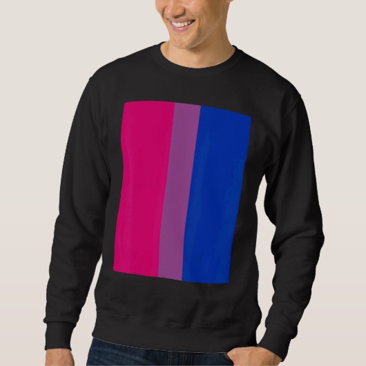 Bisexual Pride Flag Rotated  For Bi People Who Lik スウェットシャツ (正面)