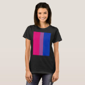 Bisexual Pride Flag Rotated For Bi People Who Lik Tシャツ (正面フル)