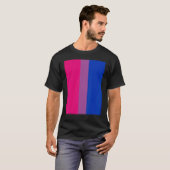 Bisexual Pride Flag Rotated  For Bi People Who Lik Tシャツ (正面フル)